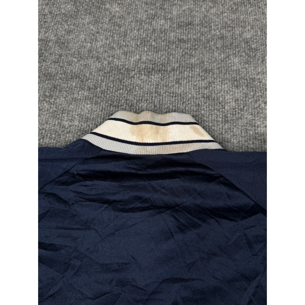 Vintage Champion USA V-Neck Pullover Windbreaker Navy White Trim Size Small 90s - Picture 9 of 16